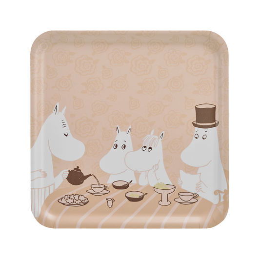 MOOMIN TRAY, COFFEE TIME - SQUARE