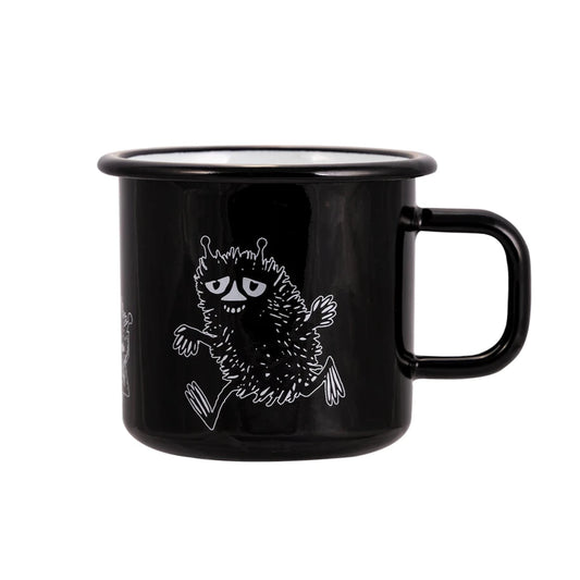 MOOMIN MUG (BIG), ENAMEL - STINKY