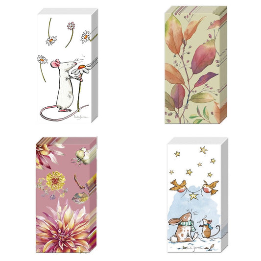 POCKET TISSUE - ASSORTED