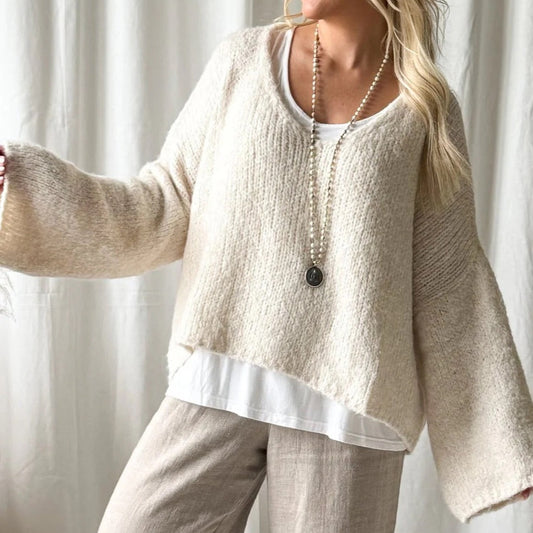 KNITWEAR PHILO - OFF-WHITE