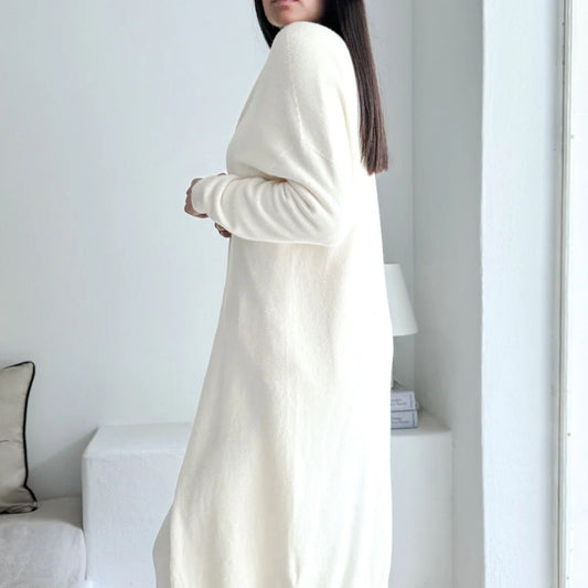 LOUNGE WEAR, CARDIGAN - WRAP YOURSELF, OFF-WHITE
