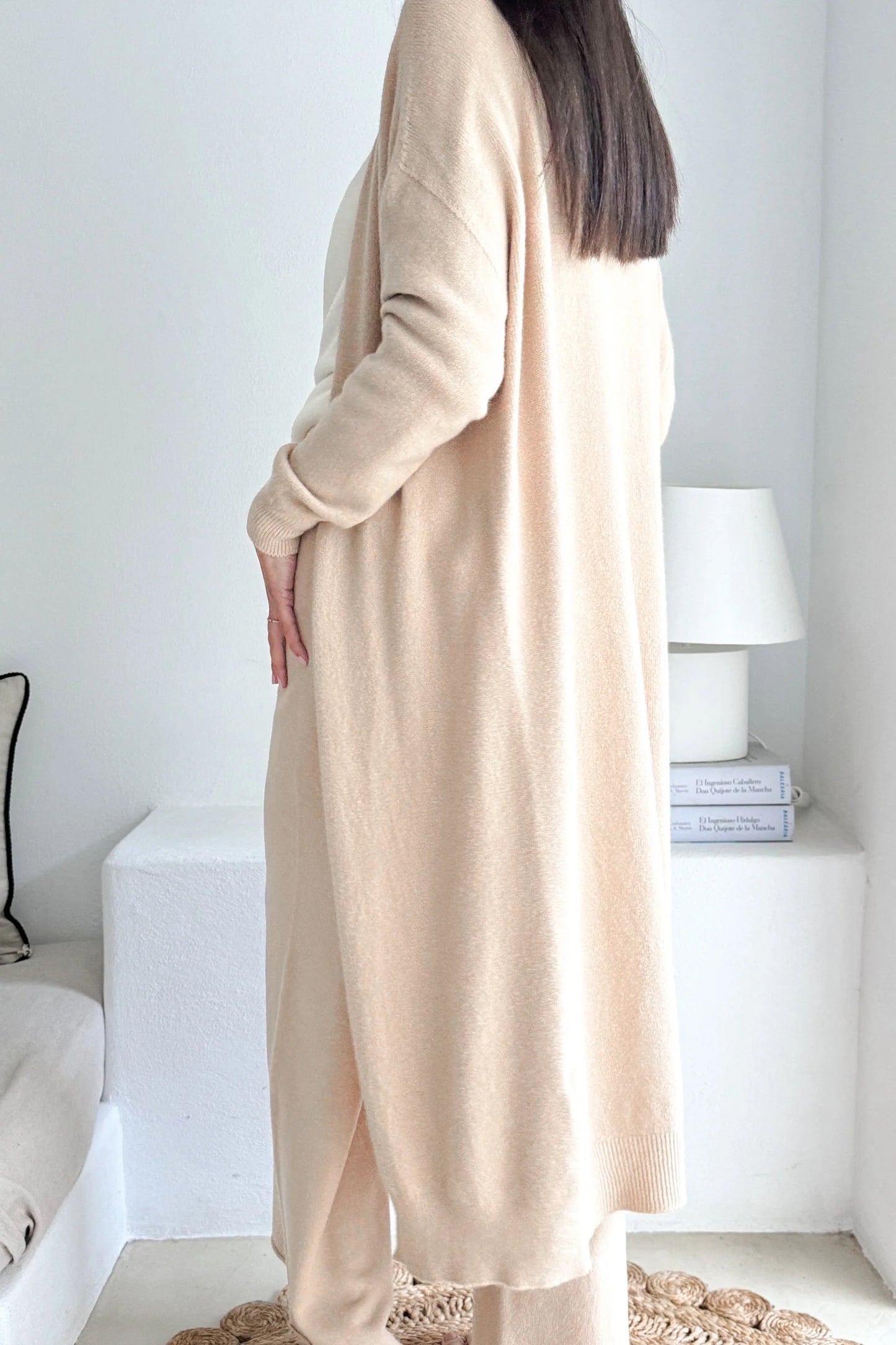 LOUNGE WEAR, CARDIGAN - WRAP YOURSELF, BEIGE