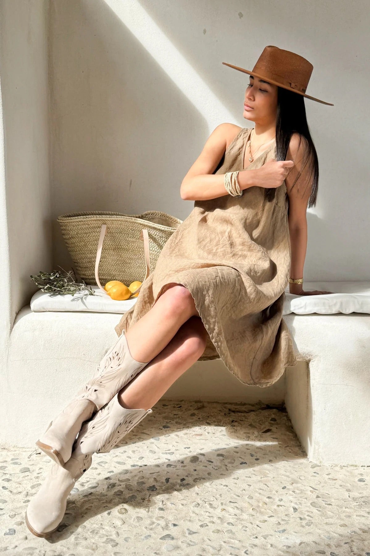 BOOTS, SIGNATURE - BEIGE