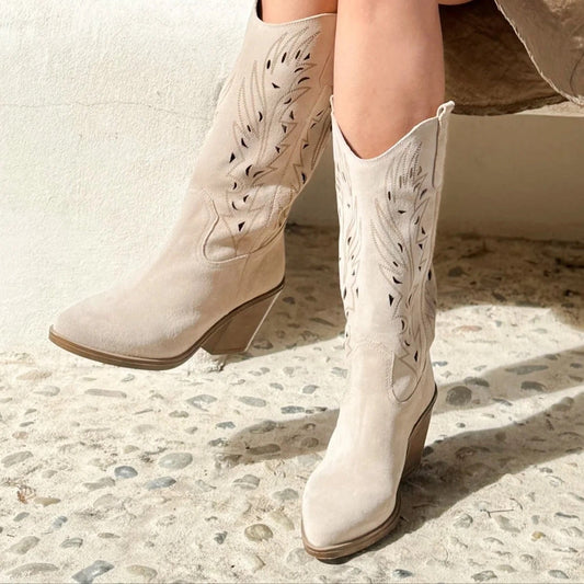 BOOTS, SIGNATURE - BEIGE