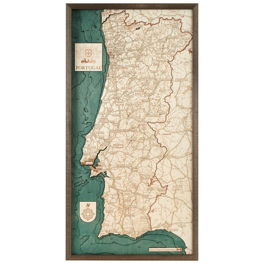 MAP, FRAMED - PORTUGAL (M)