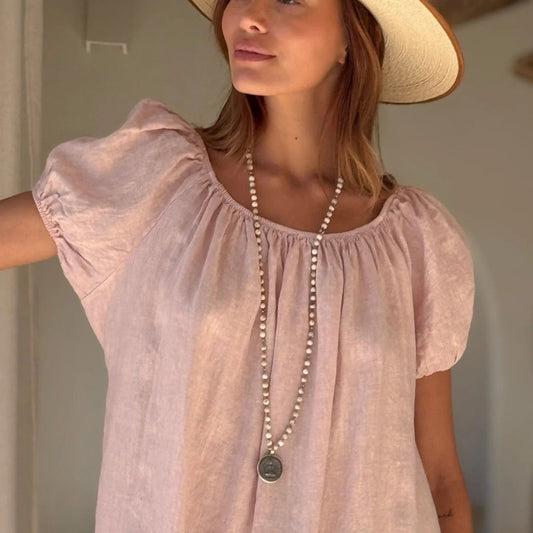 DRESS LINEN, PURE JOY - LIGHT PINK