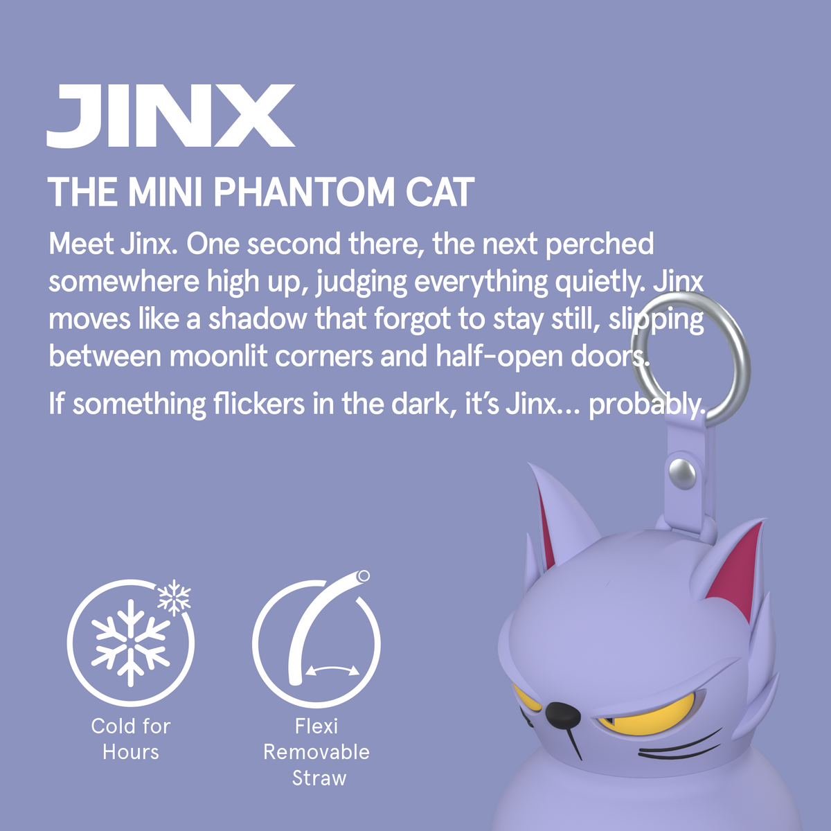 BESTIE MINI BOTTLE - PHANTOM CAT W/KEY RING