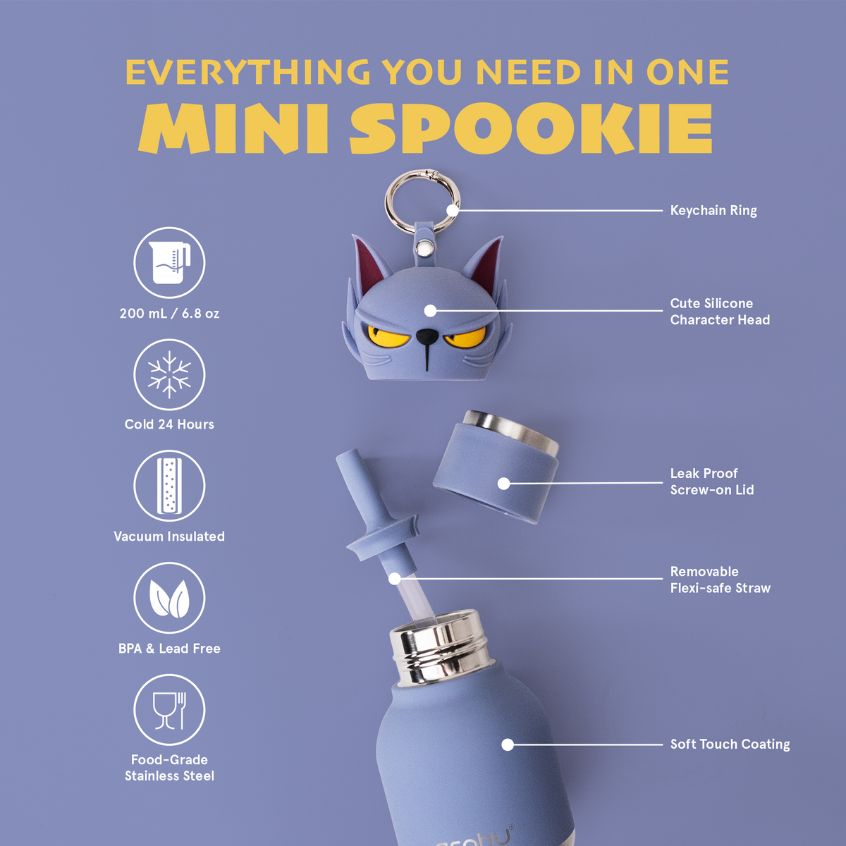 BESTIE MINI BOTTLE - PHANTOM CAT W/KEY RING