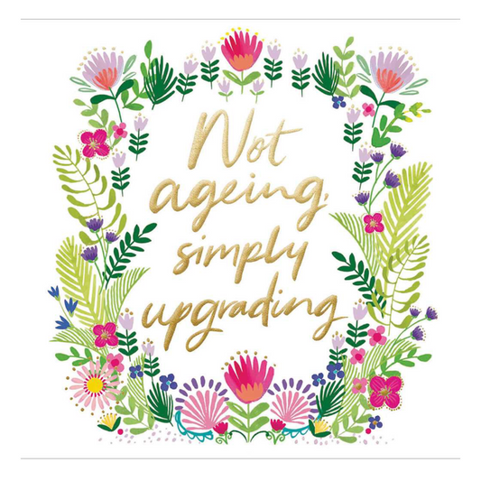 BIRTHDAY CARD - UPGRADING