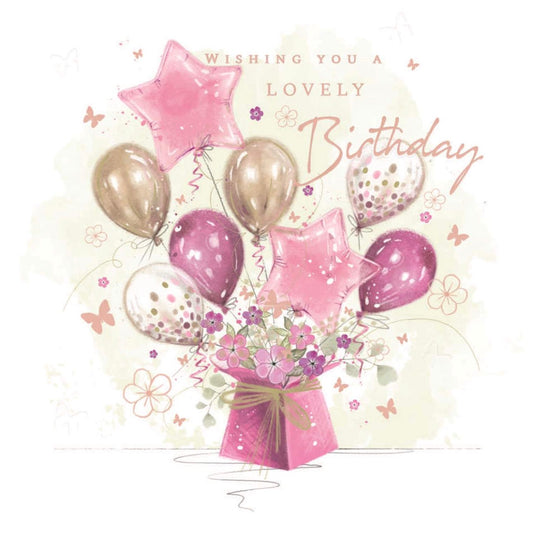 GREETING CARD - BIRTHDAY, BALLOONS
