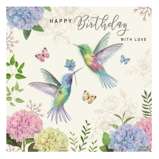 GREETING CARD - BIRTHDAY, BIRDS