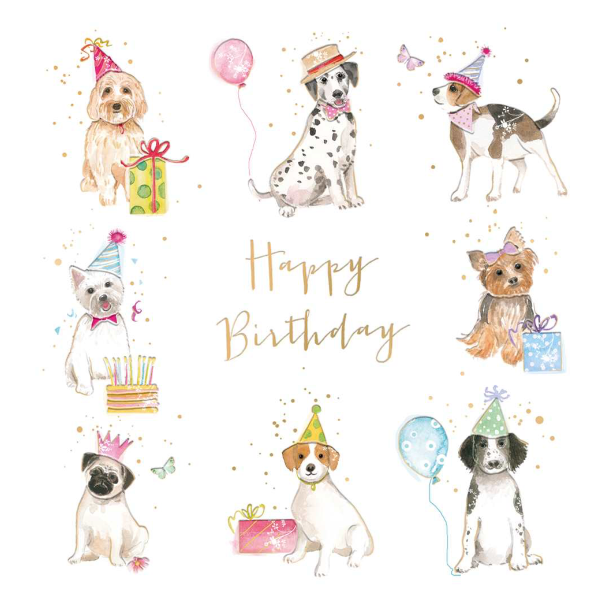 GREETING CARD - BIRTHDAY, DOG