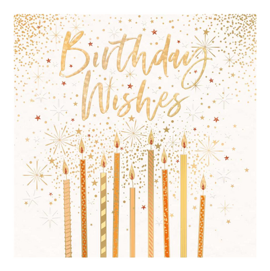 GREETING CARD - BIRTHDAY, CANDLES
