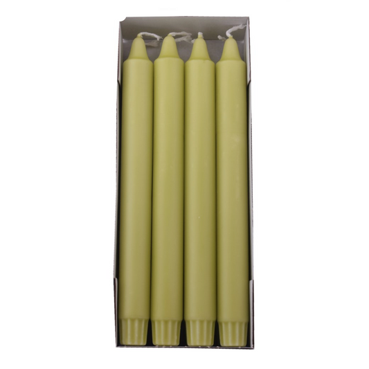 DANISH CANDLE, PILLAR - LIME 10"H