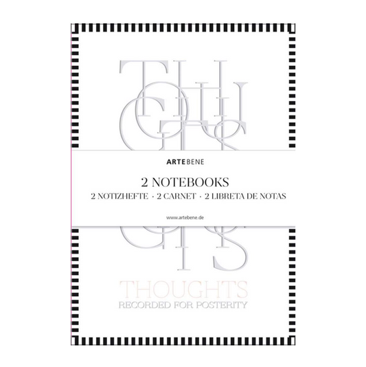 STATIONERY - NOTEBOOK, SET OF 2, THOUGHTS