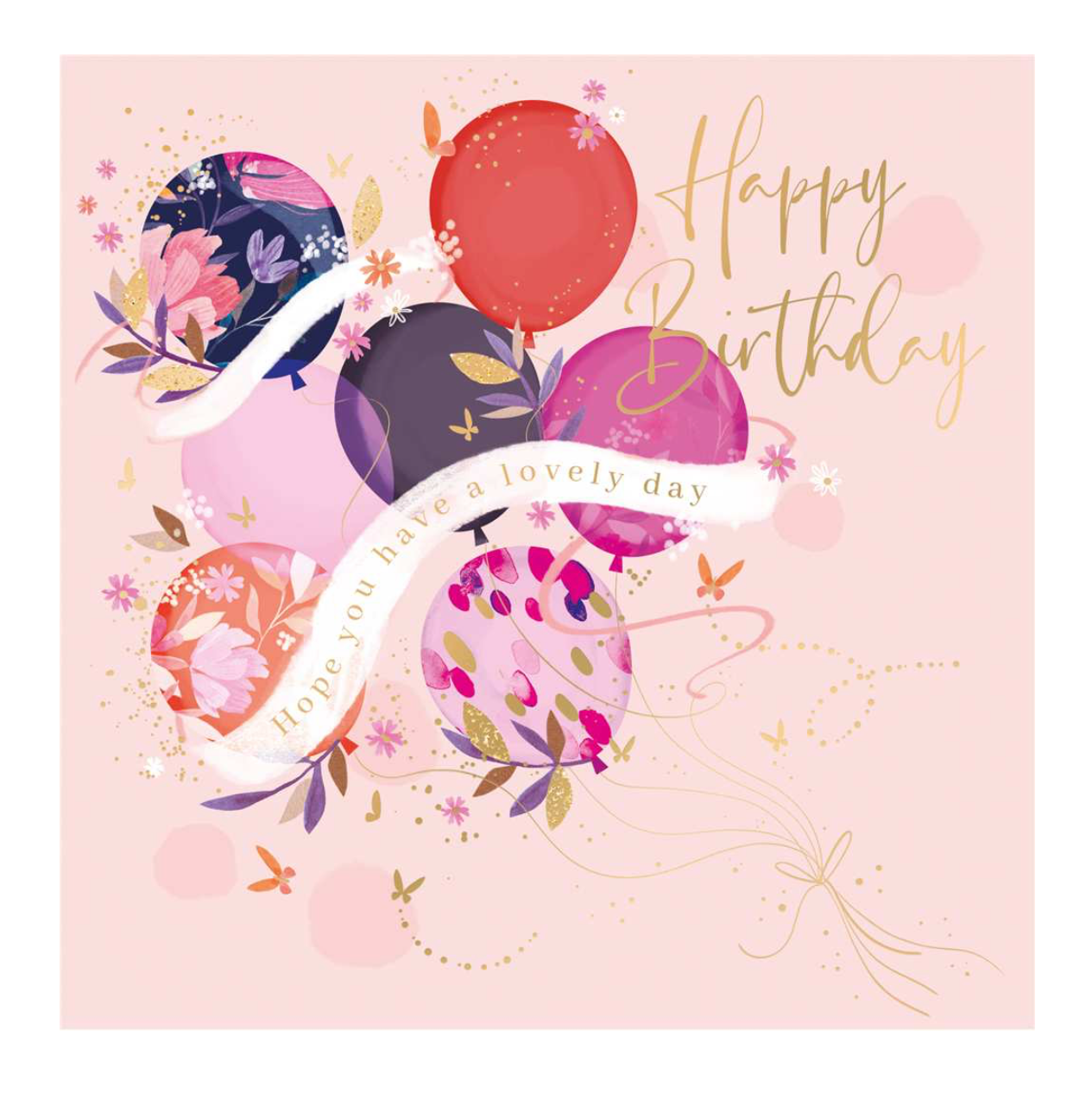 GREETING CARD - BIRTHDAY BALLOONS