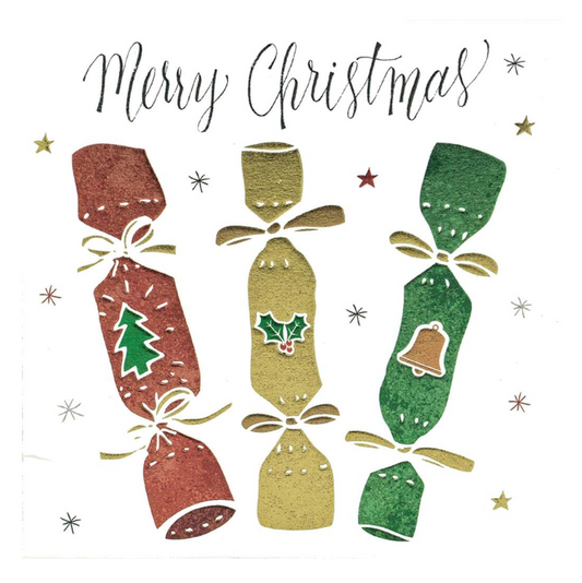 CHRISTMAS CARD - X-MAS POPPERS