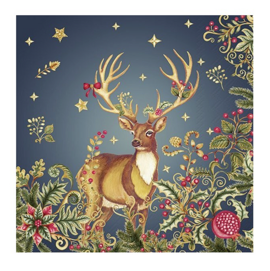 NAPKINS, COCKTAIL - DEER, OPULENT