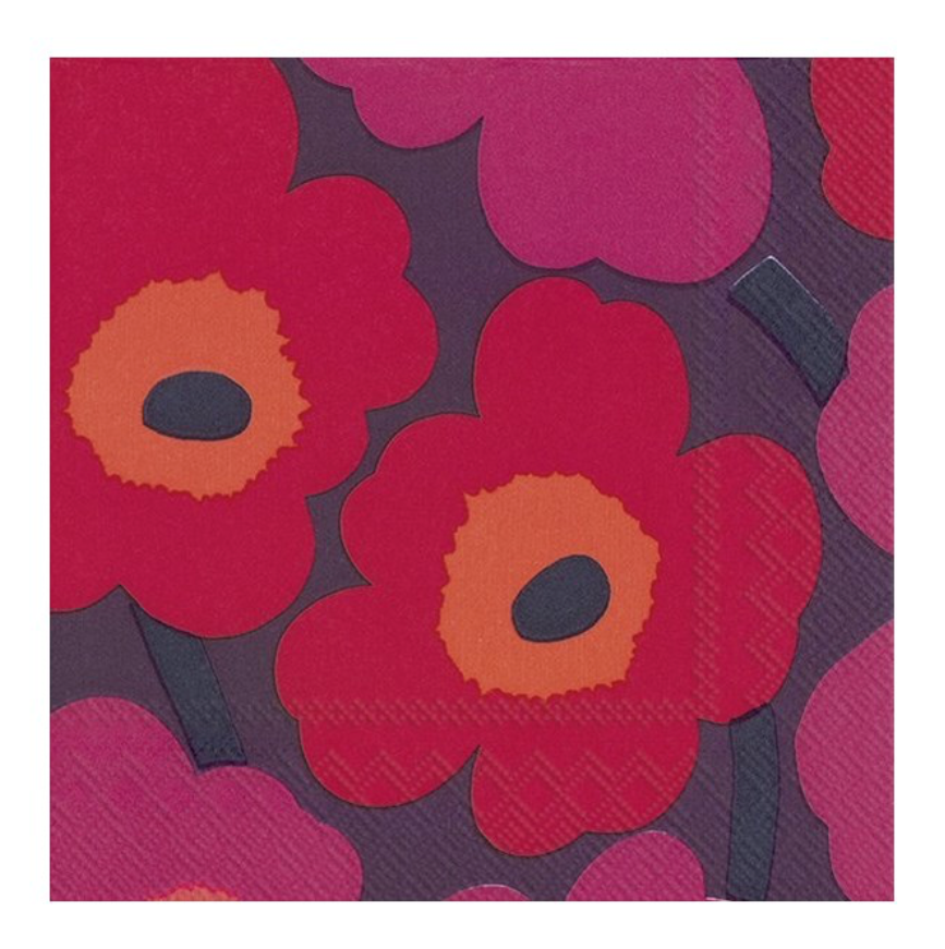 MARIMEKKO NAPKINS - UNIKKO MAUVE