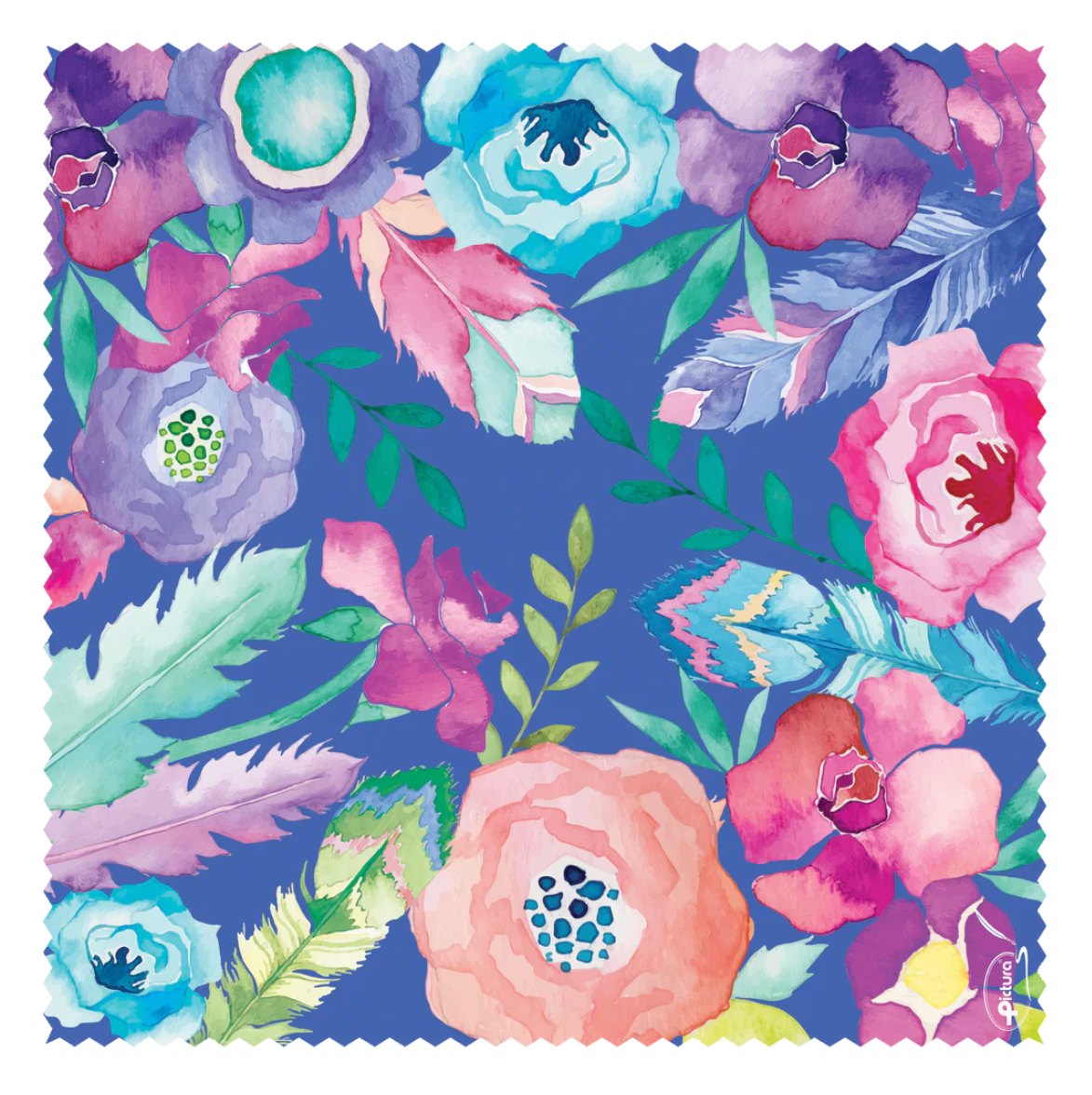 SMART CLOTH - FLOWERS AND FEATHERS