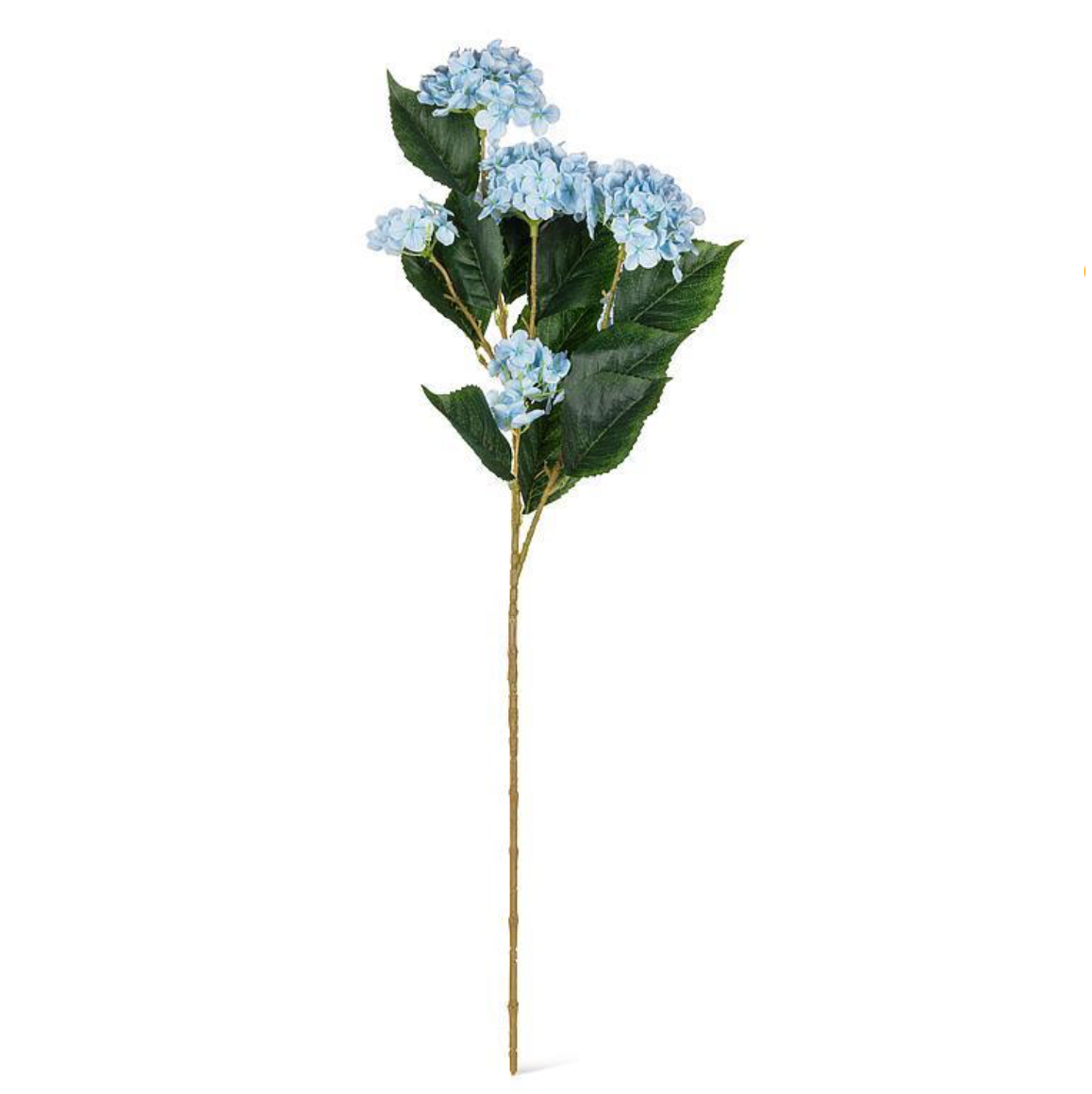HYDRANGEA BRANCH, REAL TOUCH - 6 BLOOM, SMALL