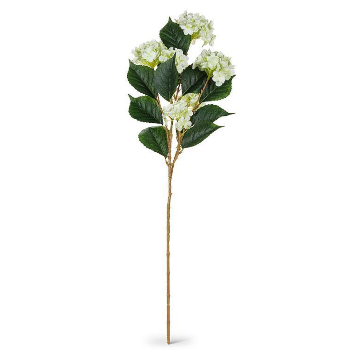 HYDRANGEA BRANCH, REAL TOUCH - 6 BLOOM, SMALL