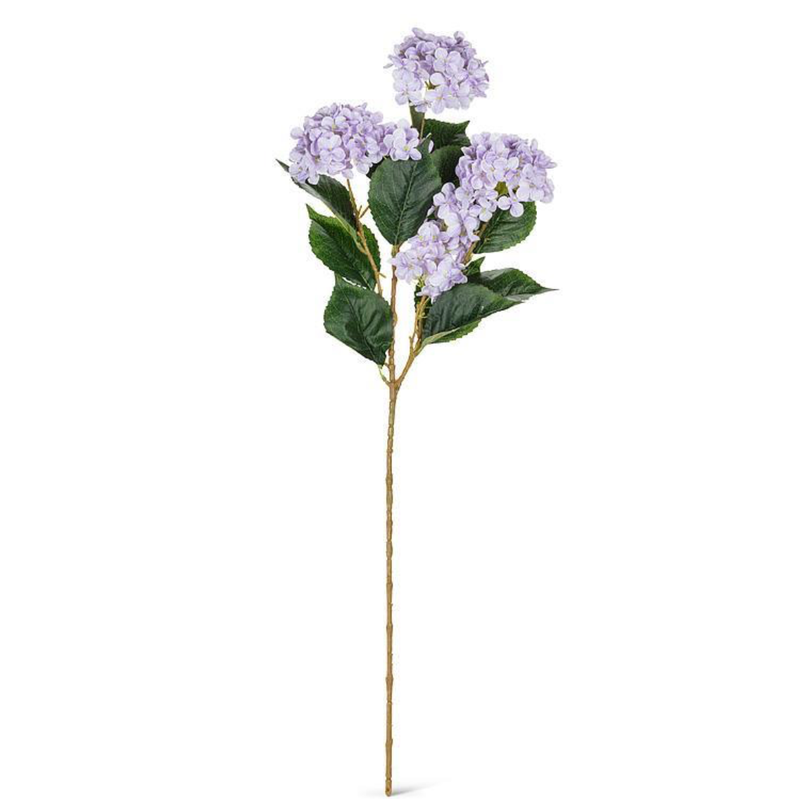 HYDRANGEA BRANCH, REAL TOUCH - 6 BLOOM, SMALL