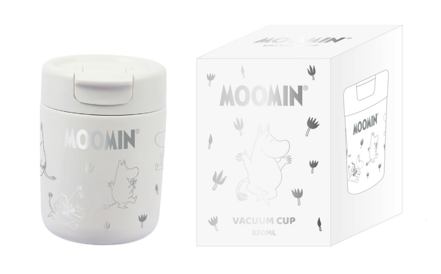 MOOMIN THERMOS CUP -  MOOMINTROLL, WHITE