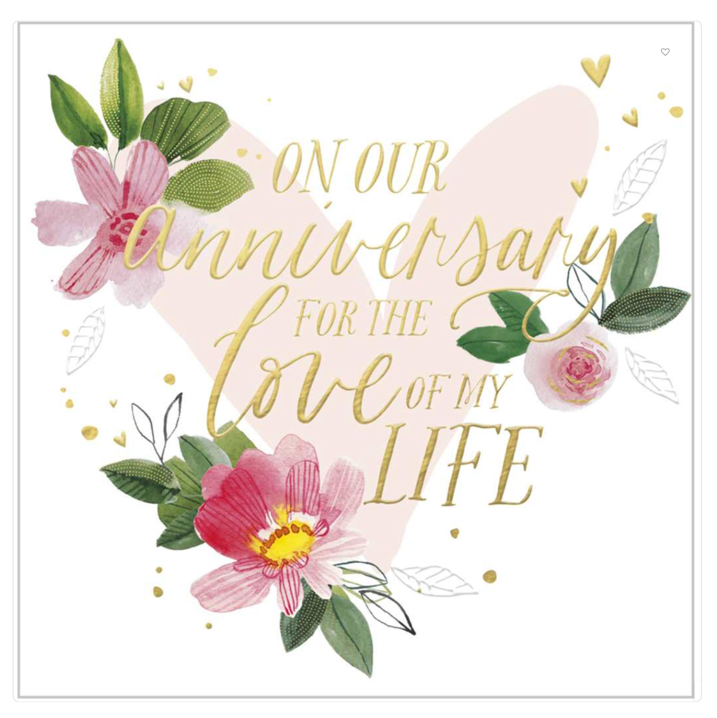 GREETING CARD - ANNIVERSARY