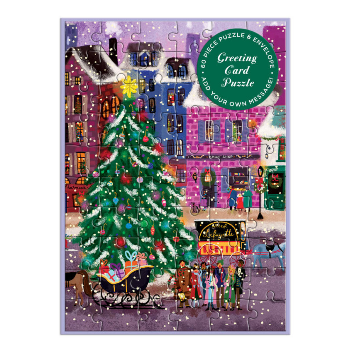 GREETING CARD PUZZLE - CHRISTMAS SQUARE