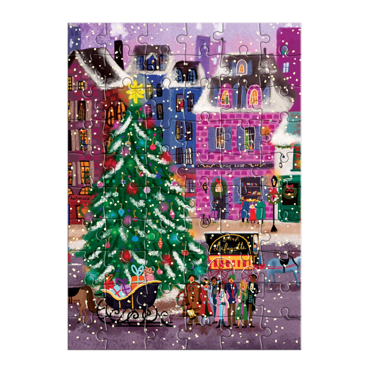 GREETING CARD PUZZLE - CHRISTMAS SQUARE