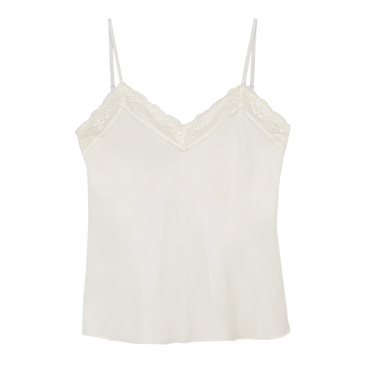 TOP SATIN, ALLURE - OFF-WHITE