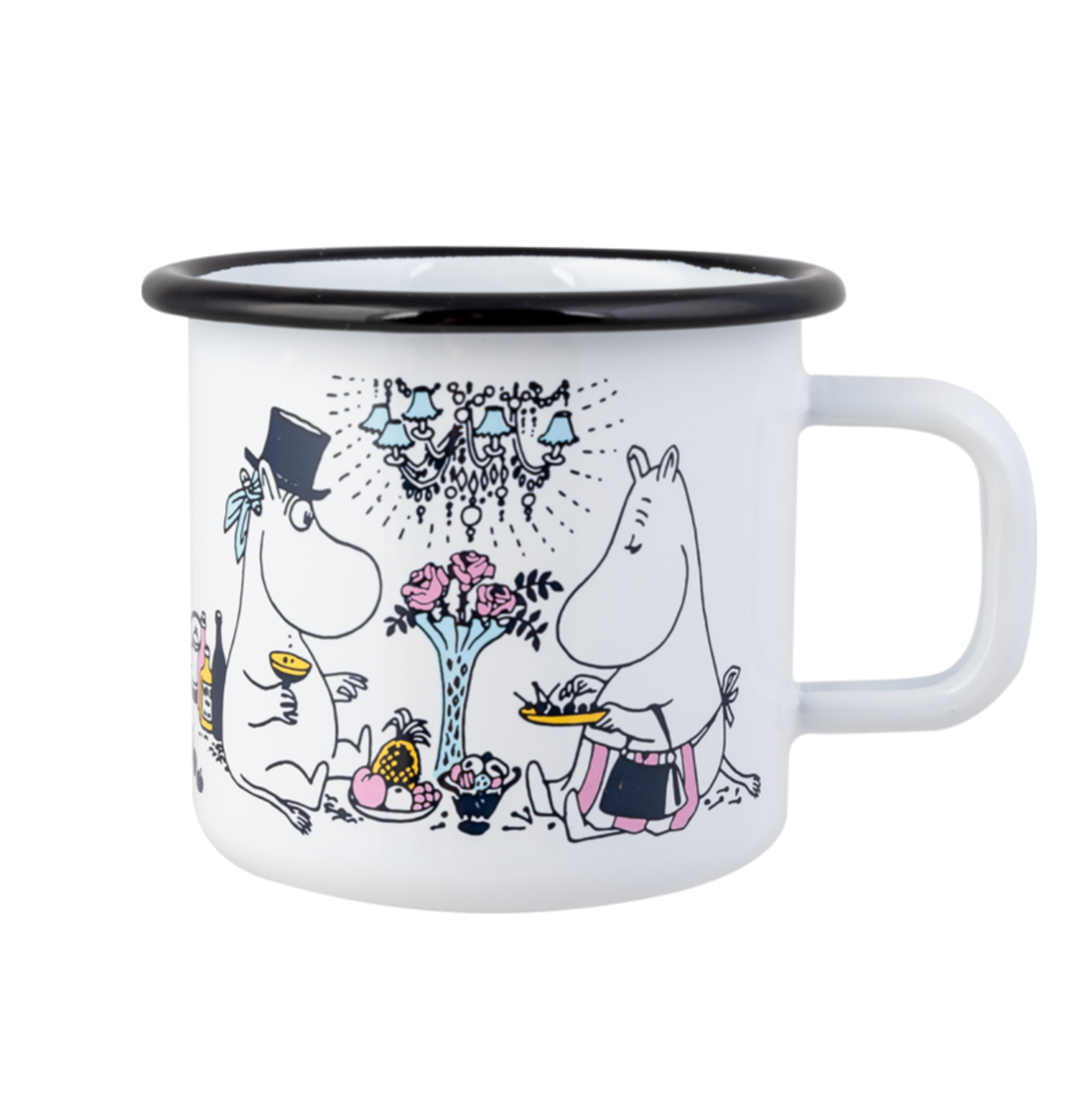 MOOMIN MUG (BIG), ENAMEL - DATE NIGHT
