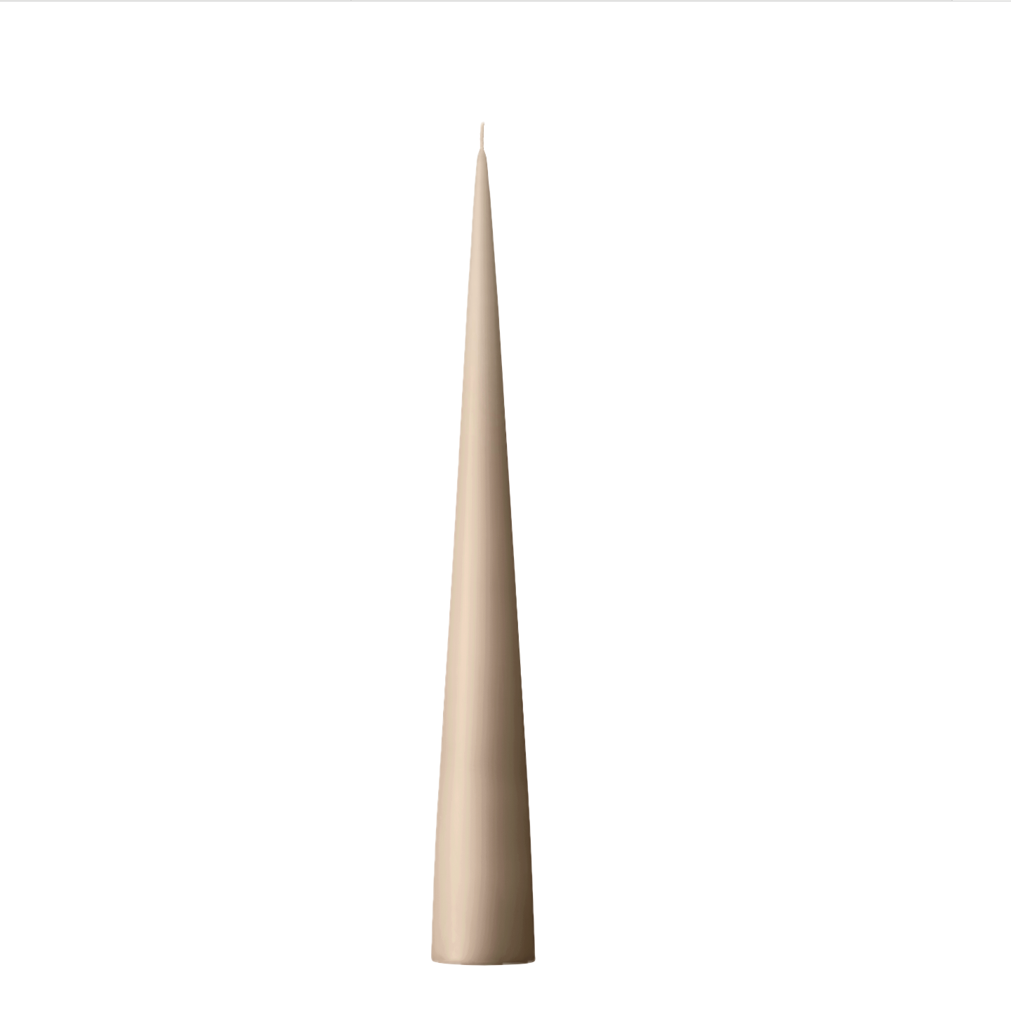 ESTER & ERIK, CONE CANDLE - NOUGAT NOTE, 9.7"