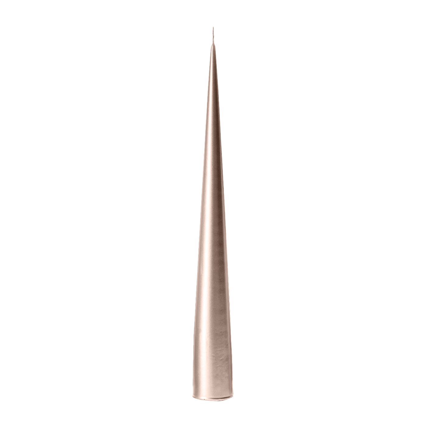 ESTER & ERIK, CONE CANDLE - CHAMPAGNE METALLIC, 14.6"