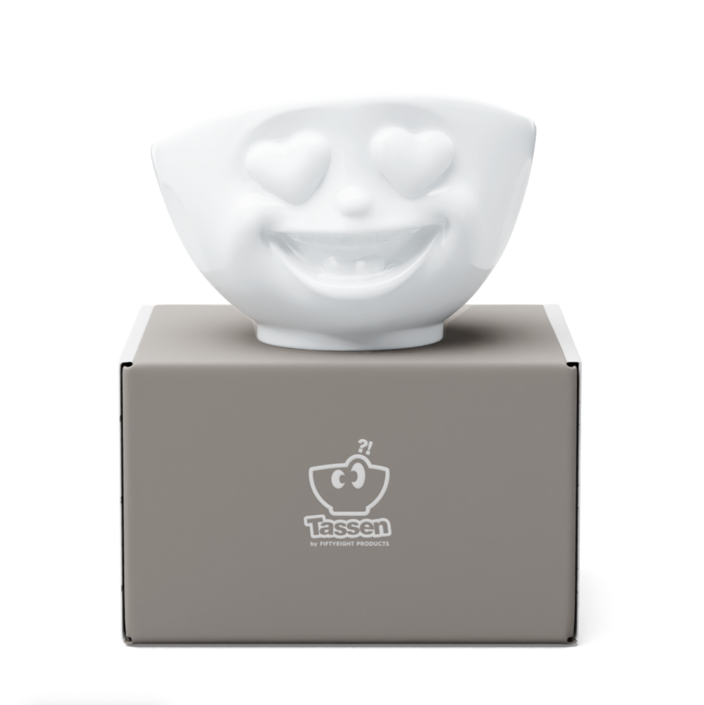 BOWL - HEARTFUL FACE, 500ml