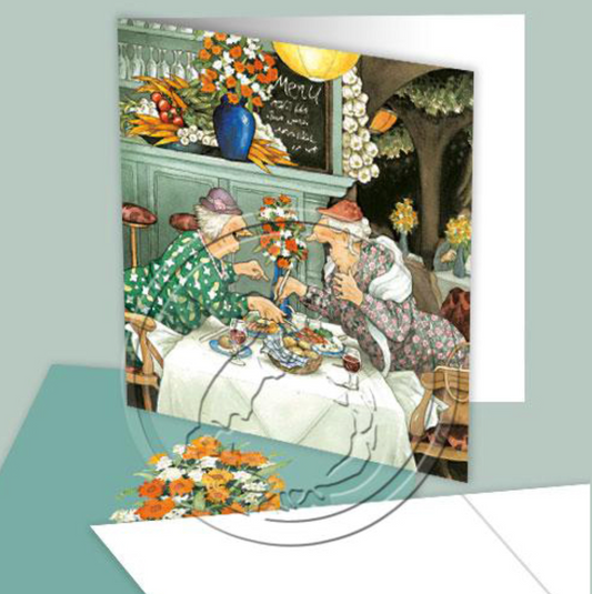 GREETING CARD -  AUNTIES, LUNCH DATE