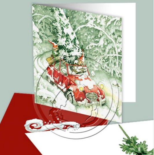 GREETING CARD -  AUNTIES, CHRISTMAS