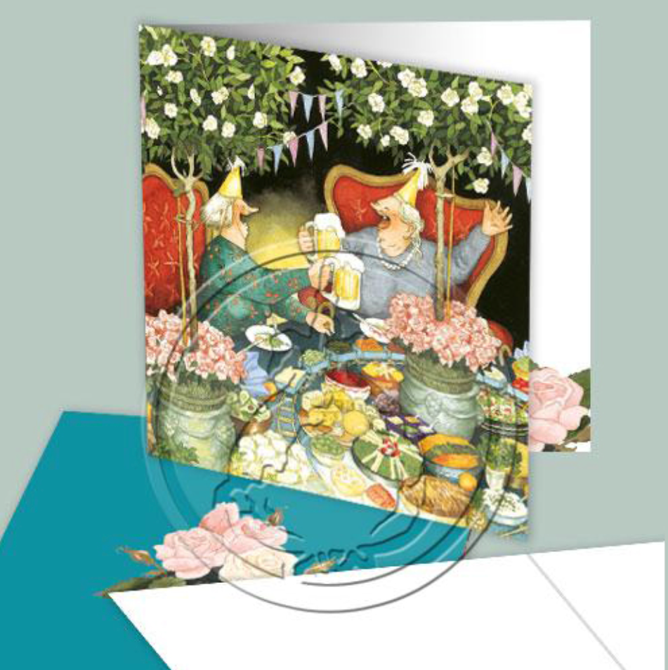 GREETING CARD -  AUNTIES, PARTY MODE