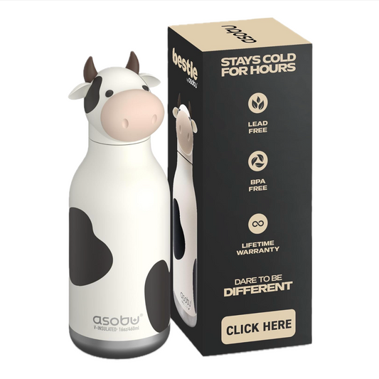 BESTIE WATER BOTTLE - COW