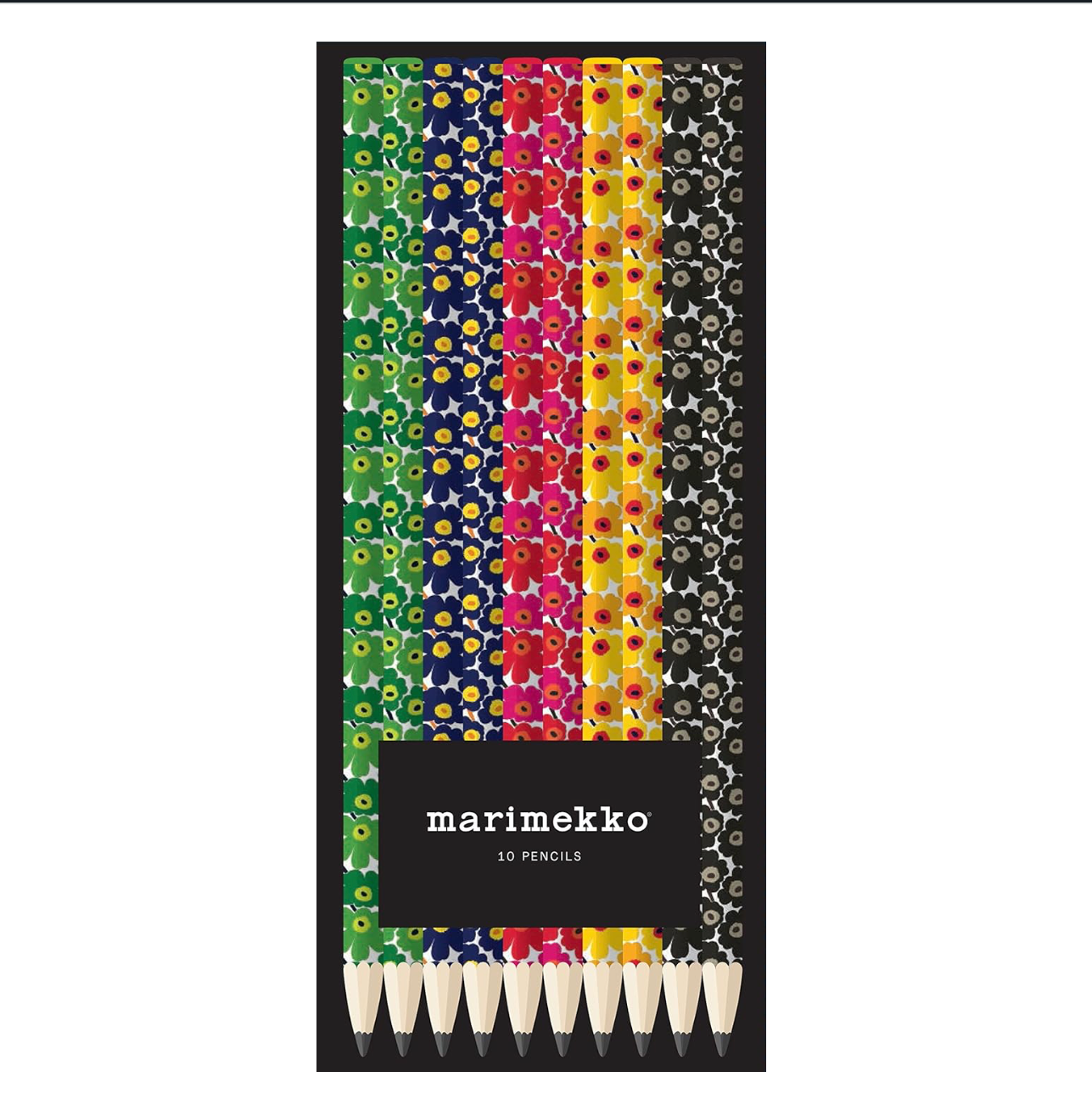 MARIMEKKO PENCILS - 10/UNIKKO GRAPHITE