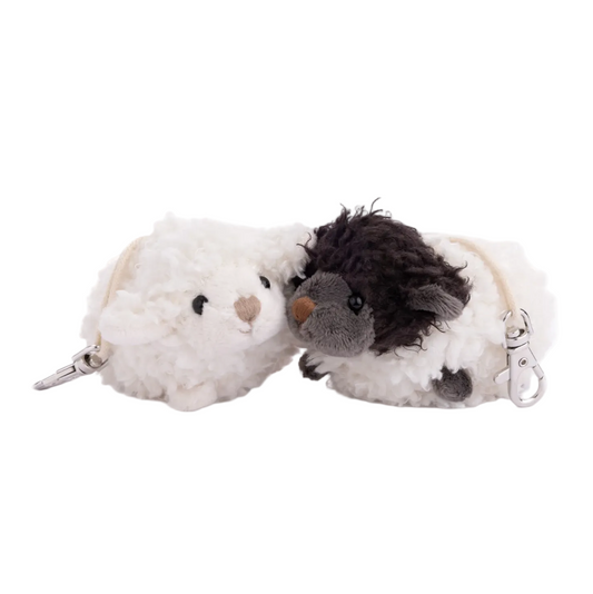 BUKOWSKI BEARS - BLK SHEEP & LEFTY BAG CHARM