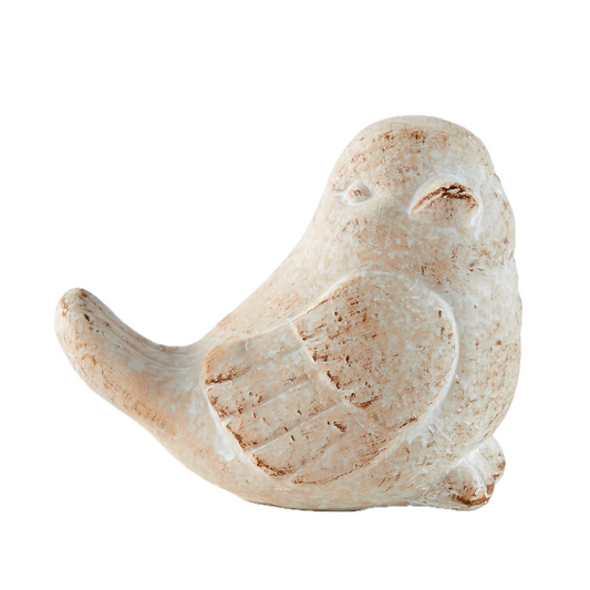 BIRD FIGURINE - CEMENT