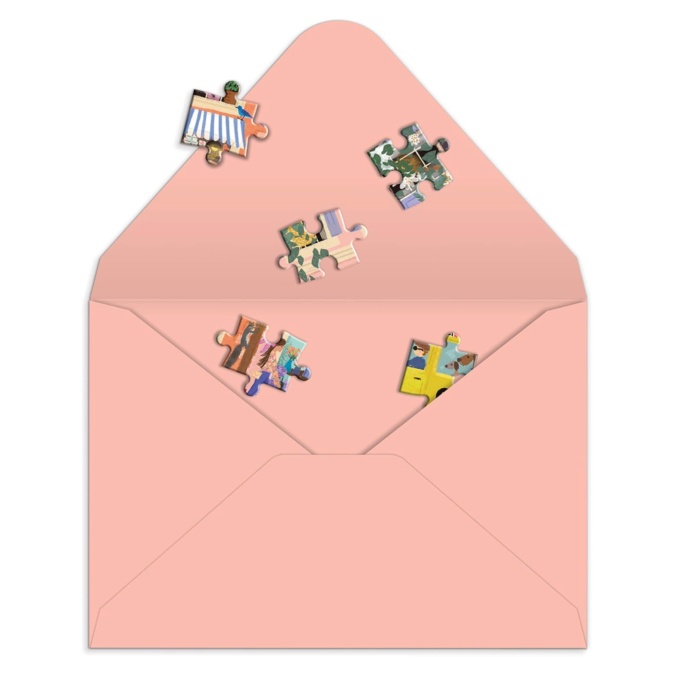 GREETING CARD PUZZLE - SUNNY STREET