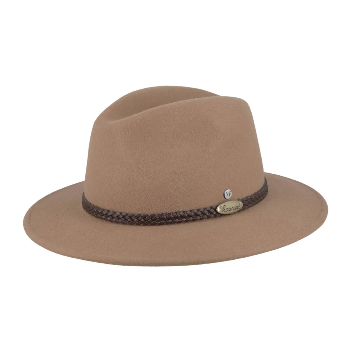 HAT, WOOL FELT - CRUSHABLE/WATERPROOF, CAMEL