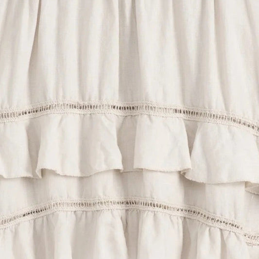 SKIRT LINEN, SONRISA - SAND