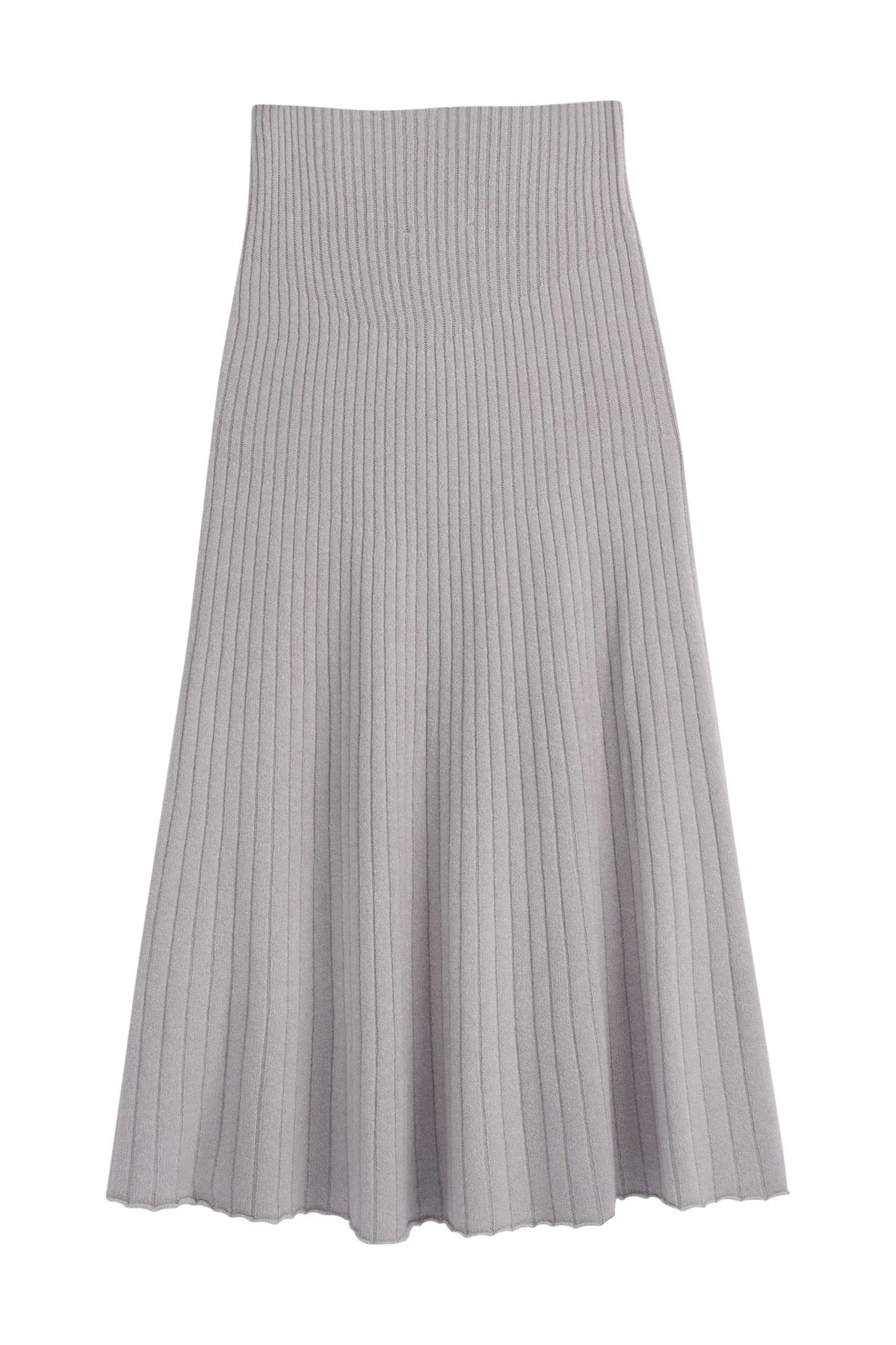 SKIRT KNITTED, SWEET LIFE - TAUPE