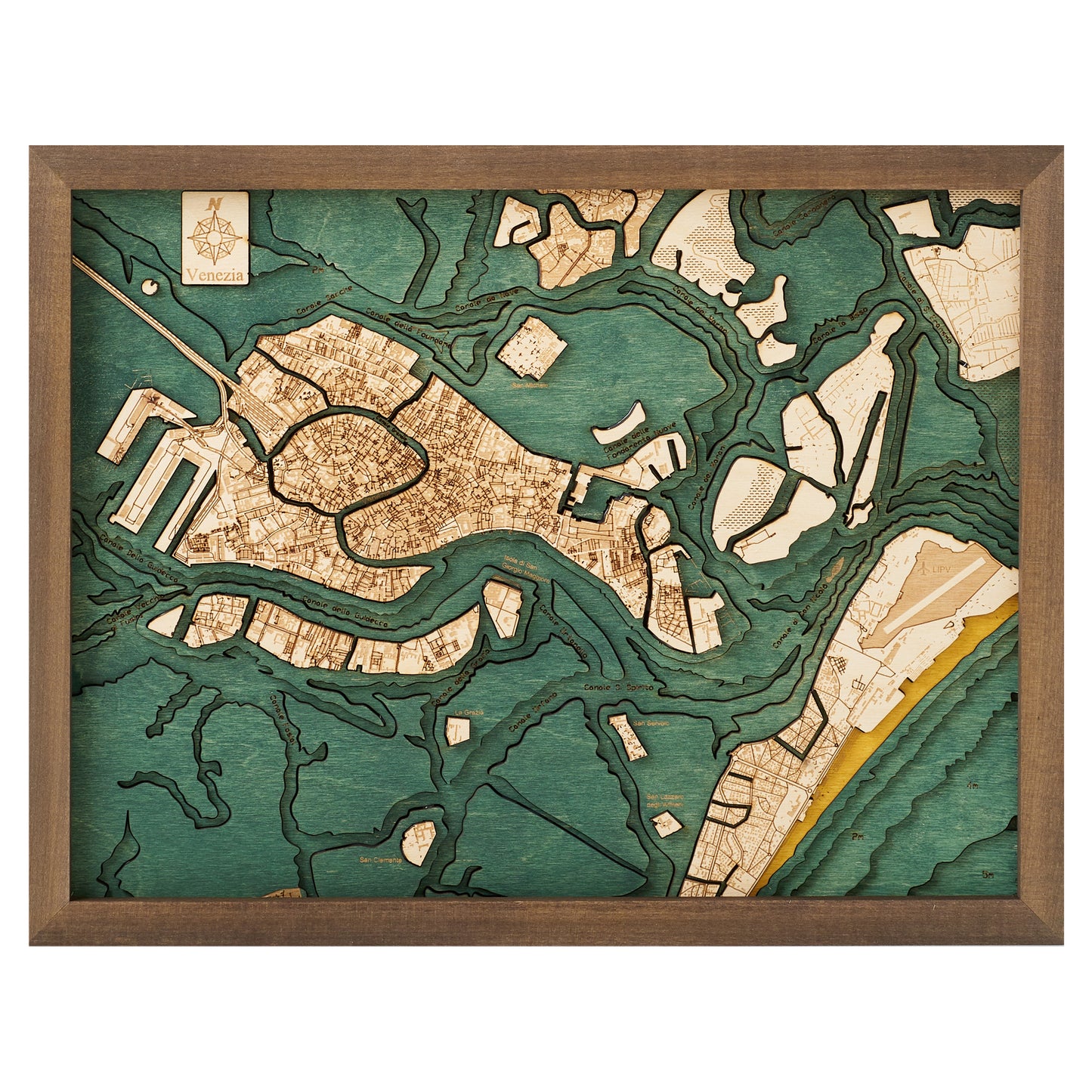 MAP, FRAMED - VENICE (S)