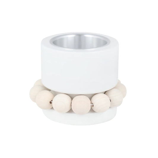 CANDLEHOLDER - AARIKKA PRINSESSA, WHITE