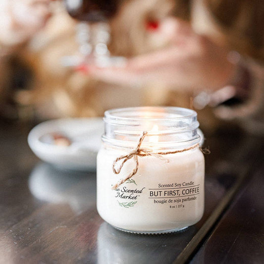 CANDLE (SOY WAX); BUT FIRST, COFFEE 8oz